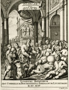 Page de titre de Exercitationes Practicae circa Medendi Methodum par Frederik Dekkers, 1694 - Dutch School