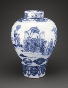 Vase avec couvercle, 1678-80