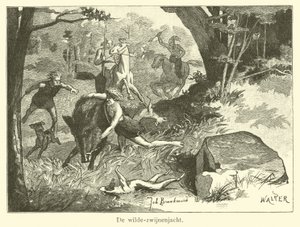 Chasse au sanglier - Dutch School
