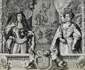Guillaume III (1650-1702) et Marie II (1662-94), c.1688-94