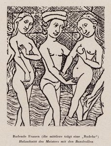 Femmes se baignant - Dutch School