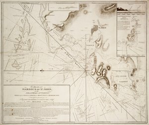 La route et le port de Saint-Jean sur l