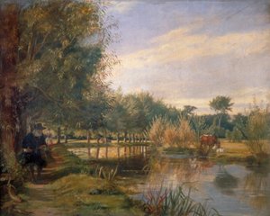 Izaak Walton pêchant