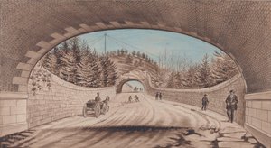 Central Park, route transversale n°2, 1870