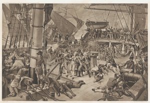 Bataille de Trafalgar, 1805 - E. Albert and Co.