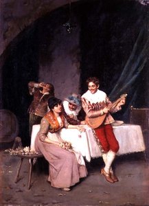 La Vendeuse de fleurs timide