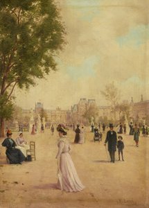 Les Jardins des Tuileries, après 1883