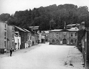 Une rue à Montgomery, Pays de Galles, 1924-1926 - E. Bastard