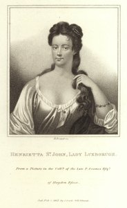 Henrietta St John Lady Luxborough - E. Bocquet