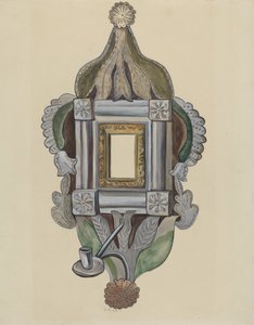 Applique avec Miroir, 1935-1942 - E. Boyd