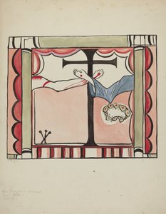 Détail du retable principal à l