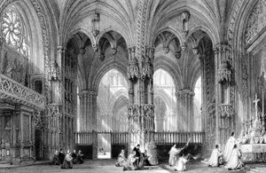 La Cathédrale de Lyon, France, XIXe siècle