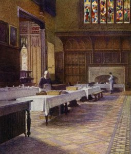 Eton : La salle à manger du collège