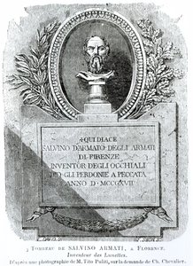 La Tombe de Salvino Armati (d.1317), gravée par F. Simon, frontispice de 