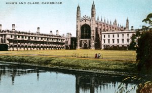 Collèges Kings et Clare, Cambridge, Cambridgeshire, début du 20e siècle - E. Dennis