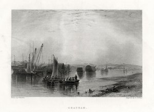 Chatham, Kent, 1860 - E. Finden