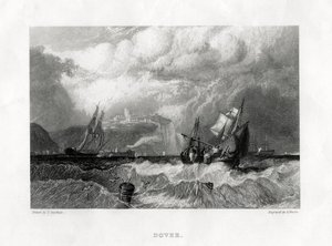 Douvres, Kent, 1860 - E. Finden