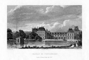 Château de Fontainebleau, France, 1829 - E. I. Roberts