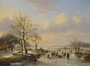 Les patineurs - E. J. and Verwee Verboeckhoven