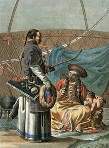 Une famille tartare, gravée par l