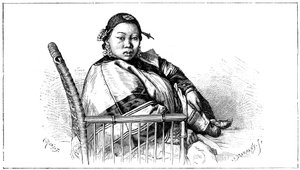 Femme aux pieds bandés, Chine - Etienne Antoine Eugene Ronjat