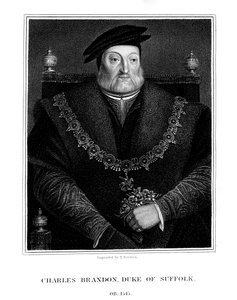 Charles Brandon, 1er duc de Suffolk, 1824 - E. Scriven
