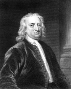 Isaac Newton, mathématicien, astronome et physicien anglais, 1818