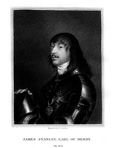 James Stanley, 7e comte de Derby, partisan royaliste, 1824 - E. Scriven