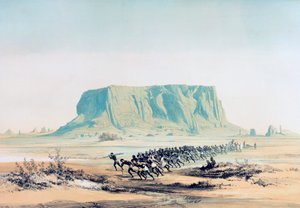 Vue du Mont Barkal, Soudan, 1842-1845 - E Weidenbach