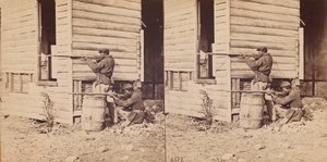 Piquets colorés en service près de Dutch Gap, 1864 - E. and H.T. Anthony