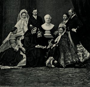 Un groupe de famille royale, 10 mars 1863, vers 1897 - E. and S. Woodbury