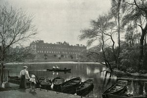 Palais de Buckingham, vers 1897 - E. and S. Woodbury