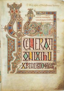 Les Évangiles de Lindisfarne, 715-721 - Eadfrith,