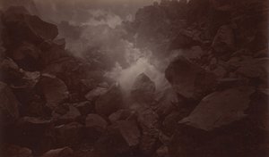 Cratère du volcan, Quetzaltenango-Guatemala, 1875 - Eadweard Muybridge