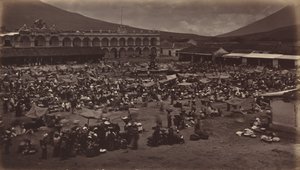 Place et Palais du Vice-roi - Antigua de Guatemala, 1877 - Eadweard Muybridge