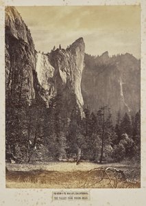 Vallée de Yo-Sem-i-te, Californie. La vallée depuis Pohono Meadows - Eadweard J. Muybridge