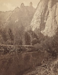Flèches de la cathédrale, vallée du Yosemite - Eadweard Muybridge