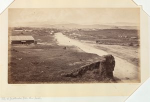 Ville de Guatemala vue du sud - Eadweard Muybridge