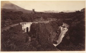 Chutes de la Michatoy--Palin, Guatemala - Eadweard Muybridge