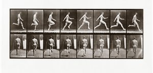 Homme courant, Planche 65 de Animal Locomotion, 1887 - Eadweard Muybridge