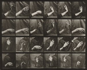 Mouvement de la main; battre la mesure - Eadweard Muybridge