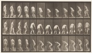 Planche 108. Tourner pour monter des escaliers, se pencher, soulever un pichet, 1872-1885