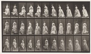 Planche 139. Descente des escaliers en tournant - Eadweard Muybridge