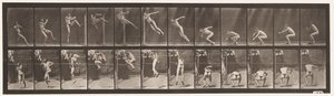 Planche 157. Saut en hauteur en torsion - Eadweard Muybridge