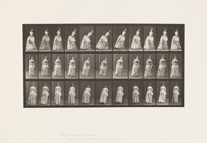 Planche 198. Faire la révérence - Eadweard Muybridge
