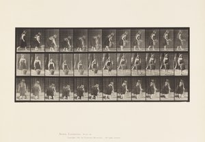 Planche 217. Se pencher, soulever et porter un panier de 30 lb - Eadweard Muybridge