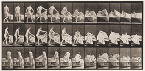 Planche 263. Se coucher dans un lit - Eadweard Muybridge