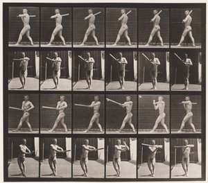 Planche 274. Base-ball; Frapper - Eadweard Muybridge