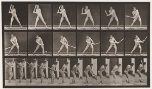 Planche 275. Base-ball; Frapper (balle basse) - Eadweard Muybridge