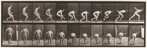 Planche 287. Base-ball; Courir et ramasser la balle - Eadweard Muybridge